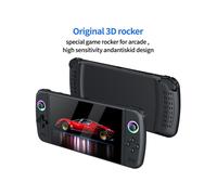 (Gray, Single host 128gb card) M27 Horizontal 7-Inch HD Output Portable Game Console Classic Retro Games Gift