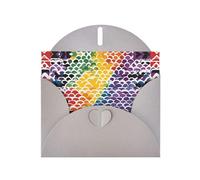 Gray YYHWHJDE - Tarjeta de felicitación con estampado de orgullo gay arcoíris de 15,2 x 10,2 cm, diseño moderno y único para varias ocasiones