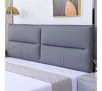 Gray2,Paste 79"/King,Cabecera Tapizada En La Pared Cojín De Soporte Lumbar Respaldo Doble Grande Cabecera Almohada De Posicionamiento Bolsa Suave Refuerzo Completo