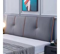 Gray3,Paste 63"/160cm,Almohada para Cabecera Soporte Lumbar Grande para El Cuello Respaldo Tapizado Refuerzo Cojín para El Hogar Sofá Cama Bolsa Suave Extraíble Almohada