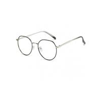 (Graying Sheet,Silver Dot Black Box)Stylish Photochromic Eyeglasses Filter UV Rays Glare HD Lens Spectacles for Ladies Trendy Decoration