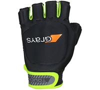Grays Touch Left Guantes, Unisex Adulto, Black/Fluo Yellow, Medium
