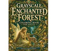 Grayscale Enchanted Forest Coloring Book for Adults: 50 Magical Grayscale Forest Scenes Featuring Fairies, Woodland Creatures & Hidden Cottages (BrightNova Grayscale Coloring Books)