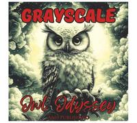 Grayscale Owl Odyssey: Adventurous Coloring Book for Teens and Adults: Intricate Owl Illustrations for Relaxation, Creativity & Stress Relief (Grayscale Animal Coloring Series)