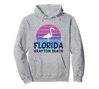 Grayton Beach Florida Flamingo Bird Exótico Grayton Beach Sudadera con Capucha