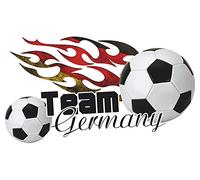 Graz Design 661016 _ 40 - Adhesivo Decorativo para Pared, diseño de fútbol con Texto Team Germany (tamaño = 71 x 40 cm)