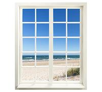 Graz Design - Adhesivo decorativo para pared (83 x 100 cm), diseño de ventana con vistas