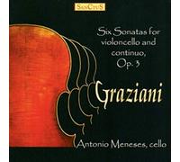 Graziani, C. - Six Sonatas for Violoncello & Basso Continuo