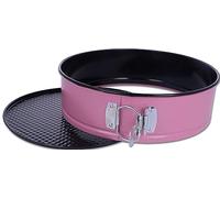 Graziano, Molde desmontable redondo, molde desmontable con fondo desmontable y revestimiento antiadherente que permite cocinar sin adición de aceites o grasas, diámetro 28 cm