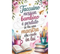 Grazie Maestra: Taccuino appunti A5 | Idee regalo originale 100 pagine