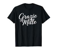 Grazie Mille - Patrimonio Italiano Mil Gracias diseño Camiseta