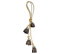 Grazing Bells for Animals, Pet Collar Iron Chime, 1,38 x 1,38 pulgadas Clear Sound, Easy Attachment with Rope, Loud Herding Bells for Cattle, Goat, Sheep, and Horse, Se référer au descriptif, Hierro