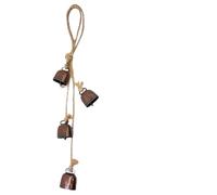 Grazing Bells for Animals, Pet Collar Iron Chime, 1,38 x 1,38 pulgadas Clear Sound, Easy Attachment with Rope, Loud Herding Bells for Cattle, Goat, Sheep, and Horse, Se référer au descriptif, Hierro