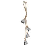 Grazing Bells for Animals, Pet Collar Iron Chime, 1,38 x 1,38 pulgadas Clear Sound, Easy Attachment with Rope, Loud Herding Bells for Cattle, Goat, Sheep, and Horse, Se référer au descriptif, Hierro