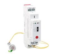 GRB8-01/02 Interruptor crepuscular de riel DIN, temporizador fotoeléctrico, sensor de luz, relé, CA 110 V-240 V, encendido y apagado automático, 1 unidad(GRB8-01 AC110-240V)