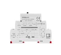 GRB8-01/02 Interruptor Crepuscular De Riel DIN Temporizador Fotoeléctrico Sensor De Luz Relé CA 110 V-240 V Encendido Y Apagado Automático(GRB8-01 AC110-240V)