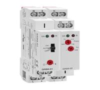 GRB8-01/02 Interruptor crepuscular for riel DIN con temporizador fotoeléctrico, sensor de luz y relé, 110-240 V CA, encendido/apagado automático, Piezas(GRB8-01 AC110-240V)