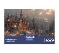 GRBASNDOU Puzzles 1000 Piezas Villancicos para Adultos 38x26cm/1000pcs Regalo Desde 14 Años
