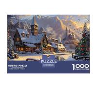 GRBASNDOU Puzzles 1000 Piezas Villancicos para Adultos 38x26cm/1000pcs Regalo Desde 14 Años