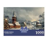GRBASNDOU Puzzles 1000 Piezas Villancicos para Adultos 38x26cm/1000pcs Regalo Desde 14 Años