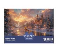 GRBASNDOU Puzzles 1000 Piezas Villancicos para Adultos 38x26cm/1000pcs Regalo Desde 14 Años