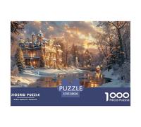 GRBASNDOU Puzzles 1000 Piezas Villancicos para Adultos 38x26cm/1000pcs Regalo Desde 14 Años