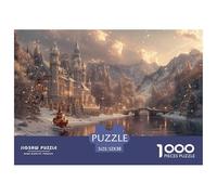 GRBASNDOU Puzzles 1000 Piezas Villancicos para Adultos 52x38cm/1000pcs Regalo Desde 14 Años
