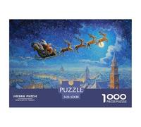 GRBASNDOU Puzzles 1000 Piezas Villancicos para Adultos 52x38cm/1000pcs Regalo Desde 14 Años