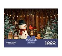 GRBASNDOU Puzzles 1000 Piezas Villancicos para Adultos 70x50cm/1000pcs Regalo Desde 14 Años