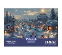 GRBASNDOU Puzzles 1000 Piezas Villancicos para Adultos 70x50cm/1000pcs Regalo Desde 14 Años