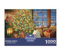 GRBASNDOU Puzzles Estrella De Navidad 1000 Piezas para Adultos 38x26cm/1000pcs Regalo Desde 14 Años