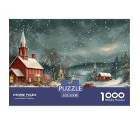 GRBASNDOU Puzzles Estrella De Navidad 1000 Piezas para Adultos 52x38cm/1000pcs Regalo Desde 14 Años