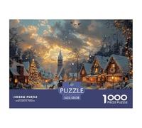 GRBASNDOU Puzzles Estrella De Navidad 1000 Piezas para Adultos 52x38cm/1000pcs Regalo Desde 14 Años