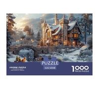 GRBASNDOU Puzzles Estrella De Navidad 1000 Piezas para Adultos 52x38cm/1000pcs Regalo Desde 14 Años