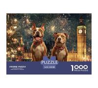 GRBASNDOU Puzzles Estrella De Navidad 1000 Piezas para Adultos 52x38cm/1000pcs Regalo Desde 14 Años