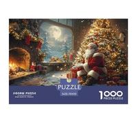 GRBASNDOU Puzzles Estrella De Navidad 1000 Piezas para Adultos 70x50cm/1000pcs Regalo Desde 14 Años