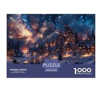 GRBASNDOU Puzzles Estrella De Navidad 1000 Piezas para Adultos 70x50cm/1000pcs Regalo Desde 14 Años