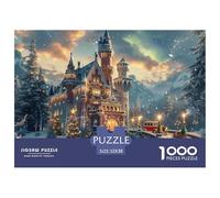 GRBASNDOU Rompecabezas Adultos Nochebuena 1000 Piezas 52x38cm/1000pcs Regalo Desde 14 Años