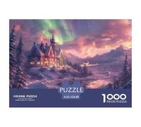 GRBASNDOU Rompecabezas Adultos Nochebuena 1000 Piezas 52x38cm/1000pcs Regalo Desde 14 Años