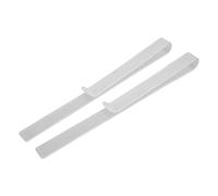 GRCFUMO 1 PAR DE PARTE DE Música Página, clips de soporte de música acrílico transparente, accesorios de instrumentos musicales para la herramienta de lectura de música