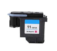 Grcfumo 1 Pc Block Print Head, Printhead Printer Head Replacement Kit, Colors Print Head Smooth Printing No Paper Jam Printhead for 500 510 800 Series (Rojo C4812A)