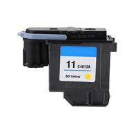 Grcfumo 1 Pc Block Print Head, Printhead Printer Head Replacement Kit, Colors Print Head Smooth Printing No Paper Jam Printhead for 500 510 800 Series (Amarillo C4813A)