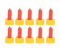 Grcfumo 10 PCS Pezón de lactancia de cabra, bebida de leche de animal pequeño, leche de cordero bebe pezón oveja de enfermería alimentador de alimentación para huérfanos alimento