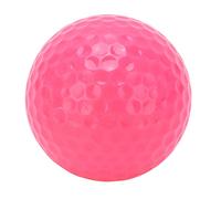 Grcfumo 2 Capas Bola Flotante de Golf, Float Water Range Al Aire Práctica de Golf Bolas de Entrenamiento para Entrenamiento en Interiores y al Aire (Rosa)