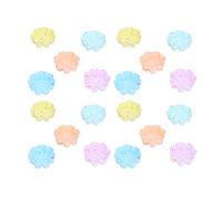 Grcfumo 20 PCS PEQUETA PECHA PECHA PARA PARA HOLECHA, CUERPAS DE Silicona de grado de comida, portavas (7 Petal Flower Set 20pcs)