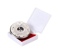 Grcfumo Afinador cromático de 1 pc con caja de almacenamiento, afinador de clip de guitarra, afinador de tubo de 13 tonos cromáticos sensibles con accesorio de instrumento de