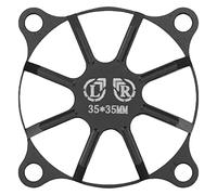 Grcfumo Aluminum Alloy RC Fan Cover, Motor Cooling Fan Cover, Heat Dissipation Fans Covers for Enhancing The Overall Cooling Efficiency Of Rc Vehicle Motors (Black)