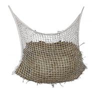 Grcfumo Bolsa de red de heno, red de heno de alimentación lenta, bolsa de heno negra, cuerda tejida, comedero de heno para granero, paddock, caballo, cabra, ganado (60 x 90 cm)