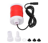 Grcfumo Bomba Sumergible, Bomba de Agua de Fuente Tranquila y Estable de Ahorro de energía Seguro, Bomba anfibia para la Caja de la Caja del Estanque del hogar 12V 20W