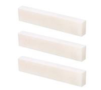 Grcfumo Buffalo Bone, almohada de cuerda de tuerca de hueso de búfalo en, almohada ligera de cuerda de tuerca de hueso en para guitarra y bajo (3 Packung)